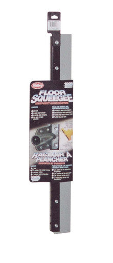 Mallory Squeegees 840-24 24 Straight Floor Squeegee General Purpose Gray Rubber