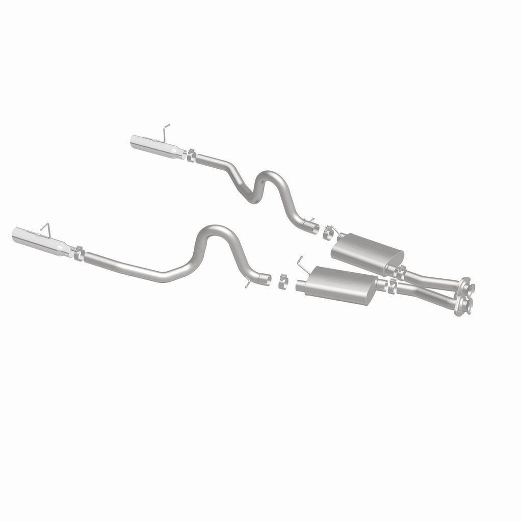 MagnaFlow Exhaust Products 15638 Street Series Polished Cat-Back System for Select Ford Mustang