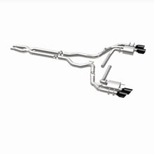 Load image into Gallery viewer, MagnaFlow Exhaust Products 19579 NEO Series Black Chrome Tips Cat-Back System for Select Ford Mustang