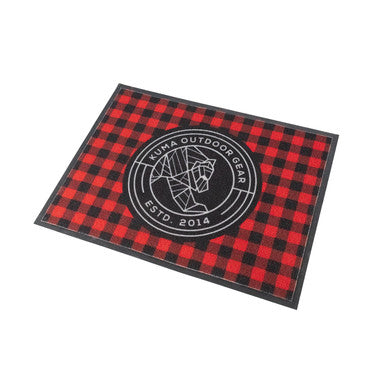 KUMA 843-KM-DM-RB Kuma Door Mat - 31.5 x 24" - Red/Black