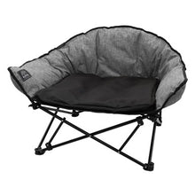 Load image into Gallery viewer, KUMA 844-KM-DG-HG Lazy Bear Dog Bed - Heather Grey