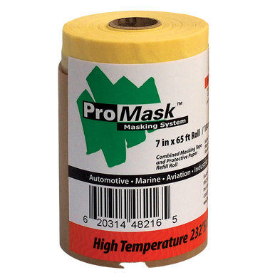 FBS 48216 ProMask - Tape & Paper/refill - 7" x 18 yd. (18cm x 20m)