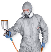 Load image into Gallery viewer, FBS _NOT_FOUND ProPlus Gard - Paint &amp; Work Suits, 100% Rip-Stop Nylon - Gray