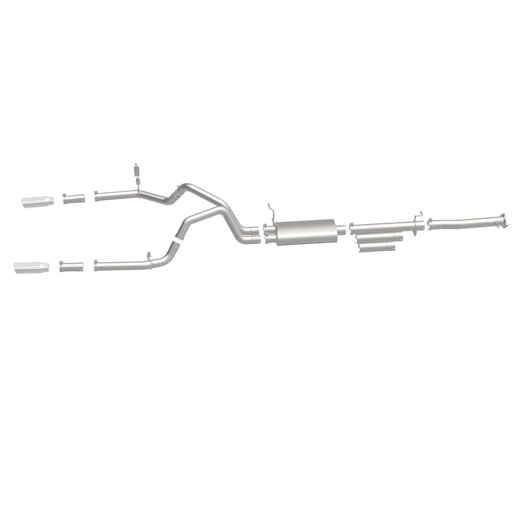 MagnaFlow Exhaust Products 19027 Street Series Polished Cat-Back System for Select Chevrolet Silverado HD, Chevrolet Silverado HD, GMC Sierra HD, GMC Sierra HD