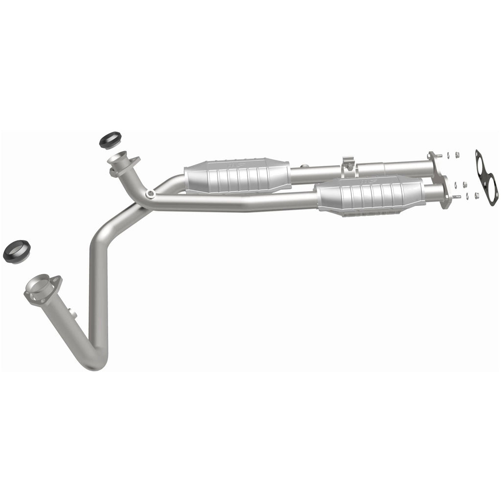 MagnaFlow Exhaust Products 23453 HM Grade Direct-Fit Catalytic Converter for Select Cadillac Escalade, Chevrolet C1500, Chevrolet C1500 Suburban, Chevrolet C2500, Chevrolet K1500, Chevrolet K1500 Suburban, Chevrolet Tahoe, GMC C1500, GMC C1500 Suburban,