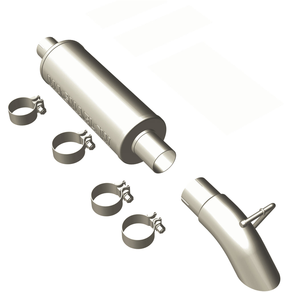 MagnaFlow Exhaust Products 17125 Off Road Pro Series Gas Stainless Cat-Back for Select Jeep Wrangler