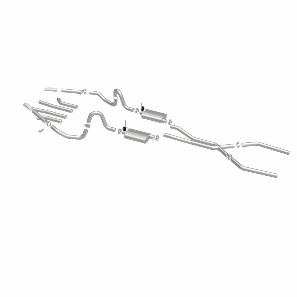 MagnaFlow Exhaust Products 15894 Street Series Polished System for Select Buick GS, Buick GS 350, Buick GS 400, Buick GS 455, Buick Skylark, Buick Special, Chevrolet Chevelle, Chevrolet El Camino, Chevrolet Monte Carlo, Oldsmobile 442, Oldsmobile