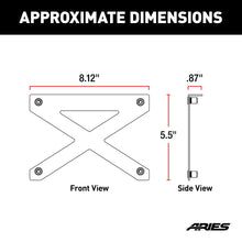 Load image into Gallery viewer, ARIES 85-0000 Pro Series Grille Guard License Plate Bracket