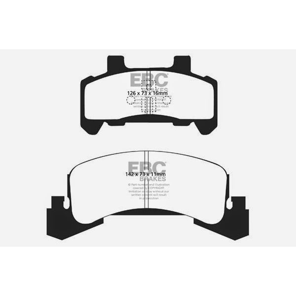 85-87-Buick-Skyhawk-1.8-Turbo-Greenstuff-Front-Brake-Pads