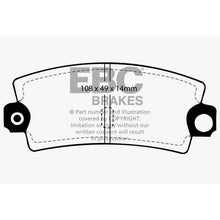 Load image into Gallery viewer, 85-90-Lotus-Esprit-2.2-Redstuff-Rear-Brake-Pads