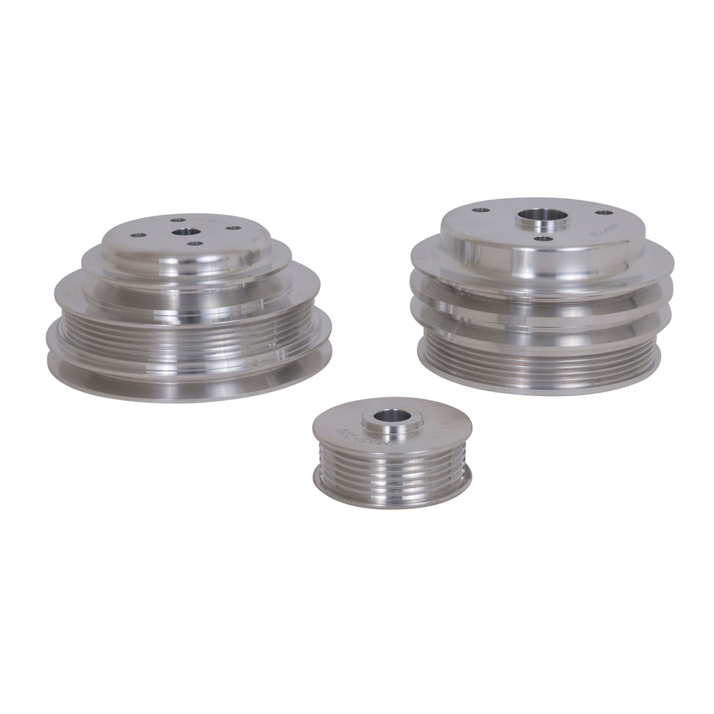 85-97-Gm-Truck-305-350-Underdrive-Pulley-Kit---Lightweight-Cnc-Billet-Aluminum-(3Pc)