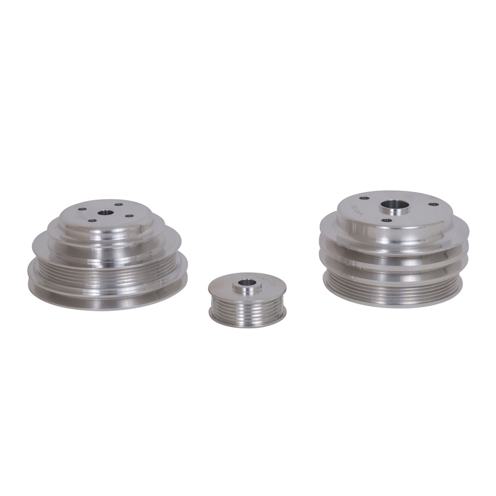 85-97-Gm-Truck-305-350-Underdrive-Pulley-Kit---Lightweight-Cnc-Billet-Aluminum-(3Pc)