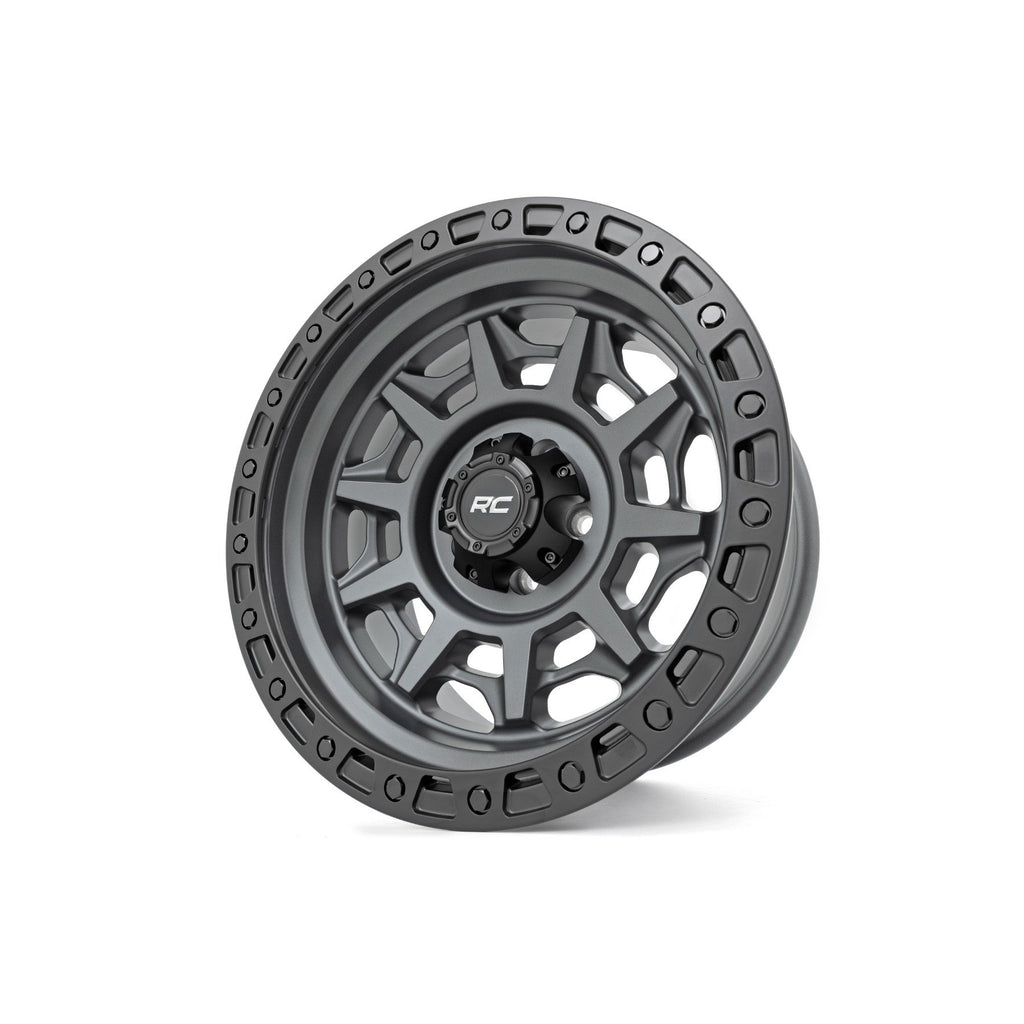 85-Series-Wheel-Simulated-Beadlock-Gunmetal-GrayBlack-17X9-6X5.5--12Mm