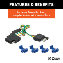 Load image into Gallery viewer, CURT 55179 Non-Powered 3-to-2-Wire Taillight Converter - Truck Part Superstore