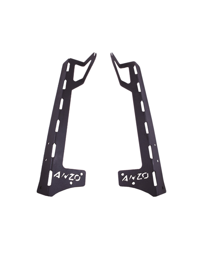 ANZO USA 851033 LED Bar Mounting Bracket for Select Jeep Wrangler
