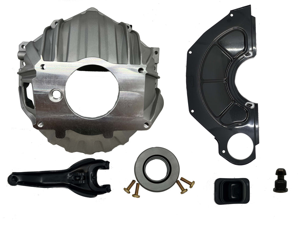 McLeod 8520K Bellhousing Kit: Aluminum: Chevrolet/GM: 621: Non SFI for Select Buick Century, Buick Electra, Buick GS, Buick Gran Sport, Buick LeSabre, Buick Skylark, Buick Special, Buick Sportwagon, Buick Wildcat, Chevrolet Bel Air, Chevrolet Biscayne,