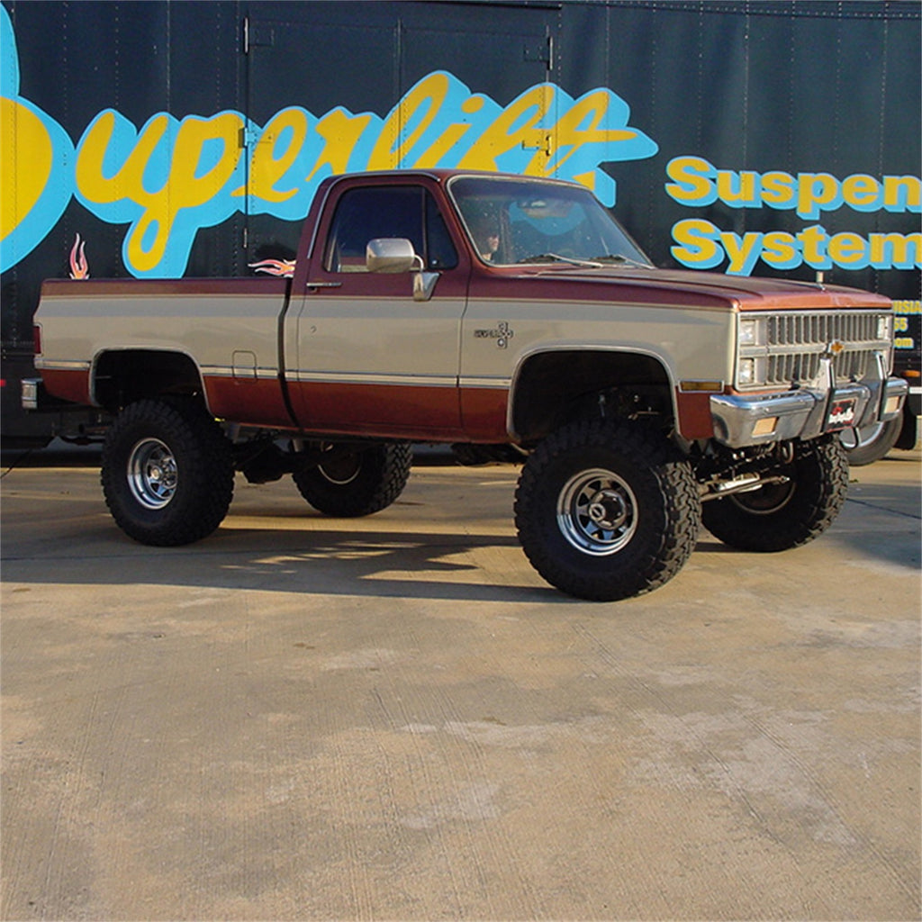 Superlift K424 8in.LiftKit(w/52in.RrSprngs)-73-87K10/K15/73-91Blzr/Jmy/Sbrbn4WD-RrSprngKit wSLS for Select Chevrolet Blazer, Chevrolet K10, Chevrolet K10 Pickup, Chevrolet K10 Suburban, Chevrolet K5 Blazer, GMC Jimmy, GMC K15, GMC K15 Suburban, GMC