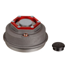 Load image into Gallery viewer, CURT 85373828 Trailer Axle Oil and Dust Cap with Set Screw - 8,000 lbs. Clear