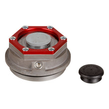 Load image into Gallery viewer, CURT 85373928 Trailer Axle Oil and Dust Cap with Set Screw - 8,000 lbs. Clear
