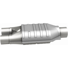 Load image into Gallery viewer, MagnaFlow Exhaust Products 93507 Standard Grade Universal Catalytic Converter for Select BMW 325i, BMW 325is, BMW 525i, BMW 535i, Mercedes-Benz 190E, Mercedes-Benz 260E, Mercedes-Benz 300CE, Mercedes-Benz 300E, Mercedes-Benz 300SL, Mercedes-Benz 300TE,