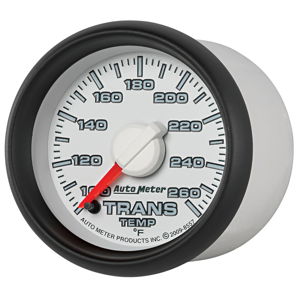 AutoMeter 8557 GAUGE, TRANS TEMP, 2 1/16", 100-260?F, STEPPER MOTOR, RAM GEN 3 FACT. MATCH for Select Dodge Ram 1500, Dodge Ram 2500, Dodge Ram 3500, Dodge Ram 4500, Dodge Ram
