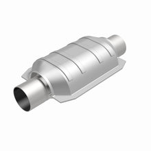 Load image into Gallery viewer, MagnaFlow Exhaust Products 91005 Standard Grade Universal Catalytic Converter for Select Audi V8 Quattro, Buick Regal, Buick Skylark, Chevrolet LLV, Chevrolet S10, Chrysler Cordoba, Chrysler Daytona, Chrysler Imperial, Chrysler LeBaron, Chrysler New