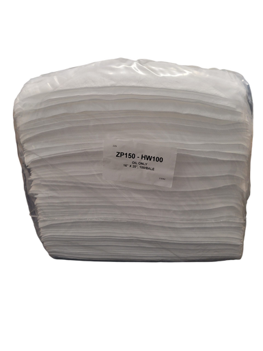 Zorbie Products ZP150 Heavy Weight Oil Absorbent Pad, 16"x20" (Qty 1)