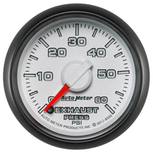 Load image into Gallery viewer, AutoMeter 8592 GAUGE, EXHAUST PRESS., 2 1/16", 60PSI, STEPPER MOTOR, RAM GEN 3 FACTORY MATCH for Select Dodge Ram 2500, Dodge Ram 3500, Dodge Ram 4500, Dodge Ram