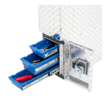 Load image into Gallery viewer, UWS FW-55-DS-D Bright Aluminum 55in. Driver-Side Wheel Well Tool Box - Truck Part Superstore