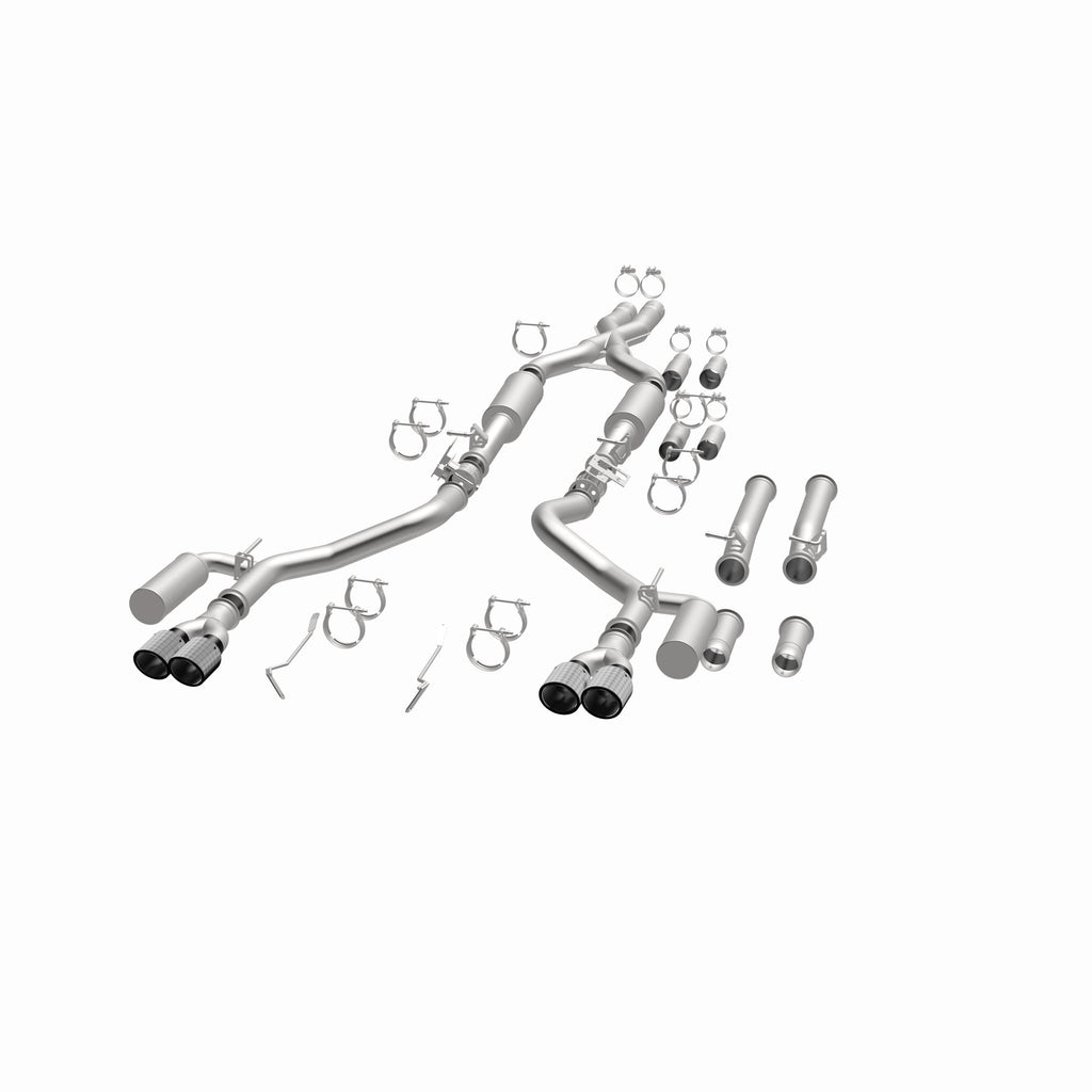 MagnaFlow Exhaust Products 19536 xMOD Series Carbon Fiber Tips Cat-Back System for Select Dodge Challenger