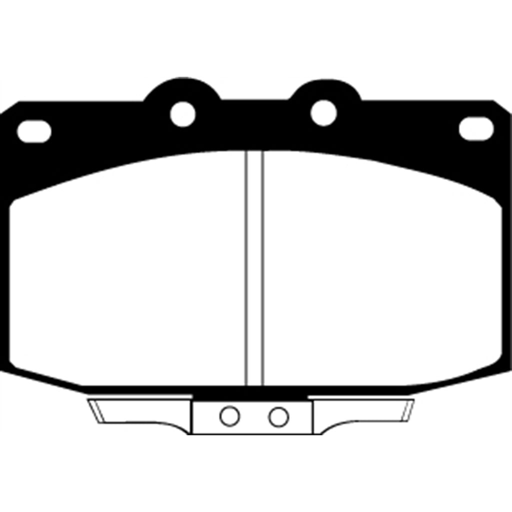86-89-Mazda-Rx7-2.4-(1.3-Rotary)(Vented-Rear-Rotors)-Greenstuff-Front-Brake-Pads