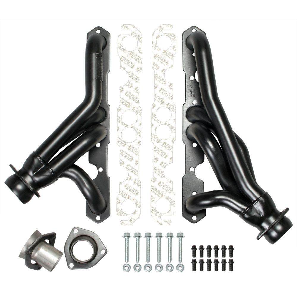 86-95-Wrangler;-Sb-Chevy-265-400;-1-12-In.-Mid-Length-Headers--Black-Elite