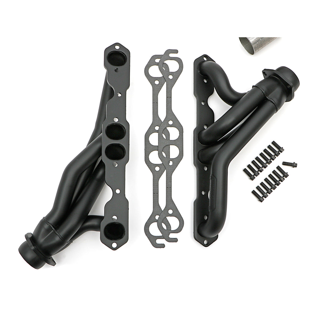 86-95-Wrangler;-Sb-Chevy-265-400;-1-12-In.-Mid-Length-Headers--Black-Elite