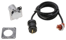 Load image into Gallery viewer, Zerostart 8606005 Pwr cord, 120V 15A, 6&#39; (1.8m), Wthrprf, chrm plt, 4 hole square flng receptacle