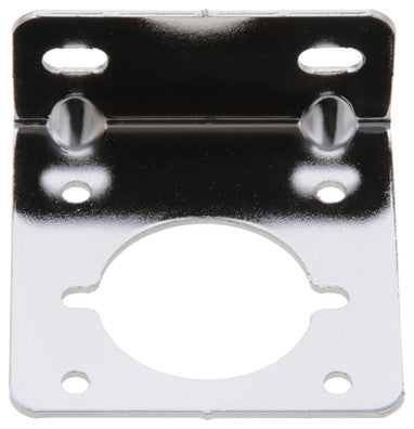 Zerostart 8606048 Mounting bracket for weatherproof receptacles, chrome plt, for 4 or 2 hole mount