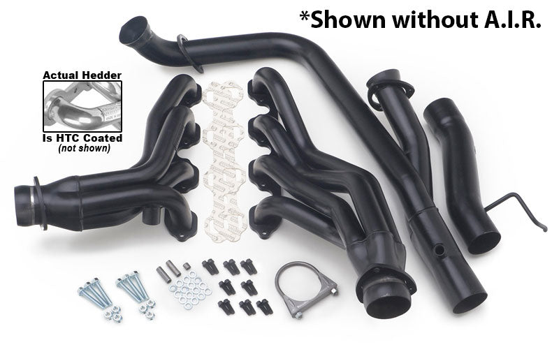 Hedman Hedders 86511 Silver 50-State Headers for '88-97 2WD/4WD F150-F350 Trucks w/7.5L (with A.I.R.) for Select Ford F-250, Ford F-350