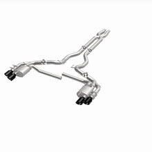 Load image into Gallery viewer, MagnaFlow Exhaust Products 19579 NEO Series Black Chrome Tips Cat-Back System for Select Ford Mustang