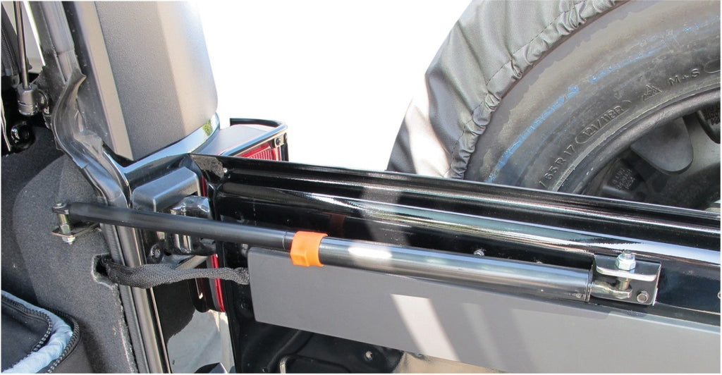 Rampage 86618 Heavy Duty Gas Strut Stabilizer for Select Jeep Wrangler