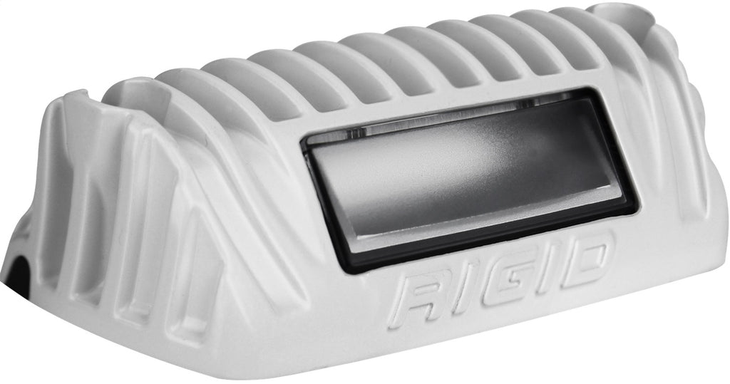 Rigid Industries 86620 RIGID 1x2 65 Degree DC LED Scene Light; White Housing ; Single