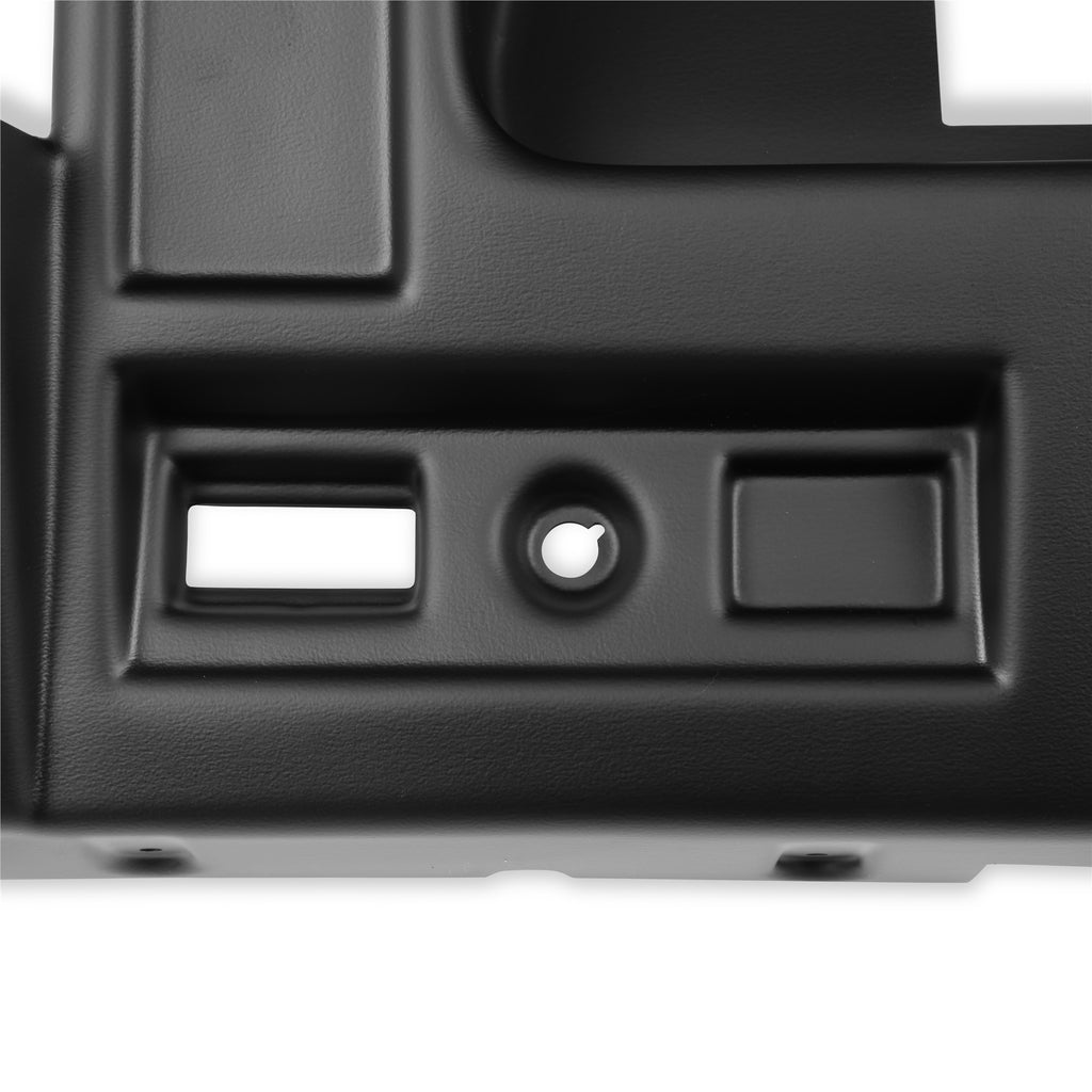 8693-Chevy-S10-Dash-Bezels-For-Holley-Efi-6.86In-Dash-Panel-No-Ac-Vents-Black