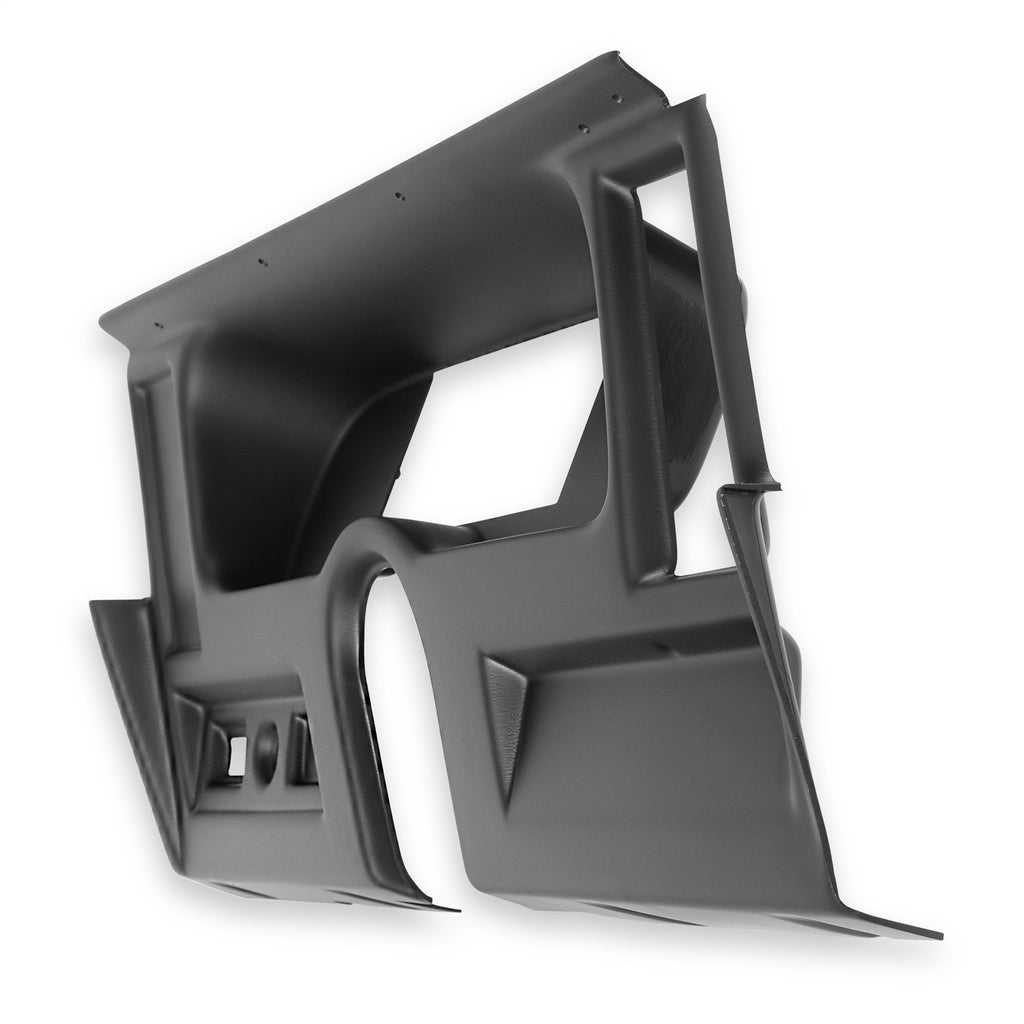 8693-Chevy-S10-Dash-Bezels-For-Holley-Efi-6.86In-Dash-Panel-No-Ac-Vents-Black