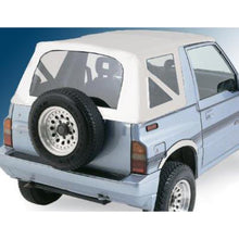 Load image into Gallery viewer, 8694-SidekickGeo-Tracker-Replacement-Soft-Top-WClear-Windows--No-Upr-Doors;-Vinyl-White
