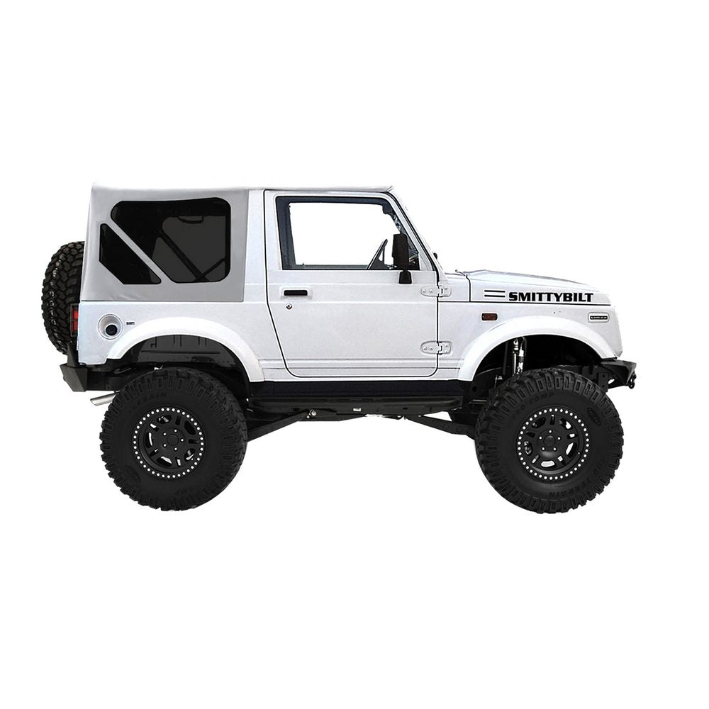 8694-Suzuki-Samurai-Oem-Repl-Soft-Top-White-WZip-Out-Windows