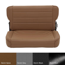 Load image into Gallery viewer, 8695-Cj--Wrangler-(Yj)-Seat-Rear-Fold--Tumble-Denim-Spice