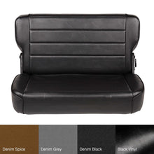 Load image into Gallery viewer, 8695-Cj--Wrangler-(Yj)-Seat-Rear-Fold--Tumble-Vinyl-Black