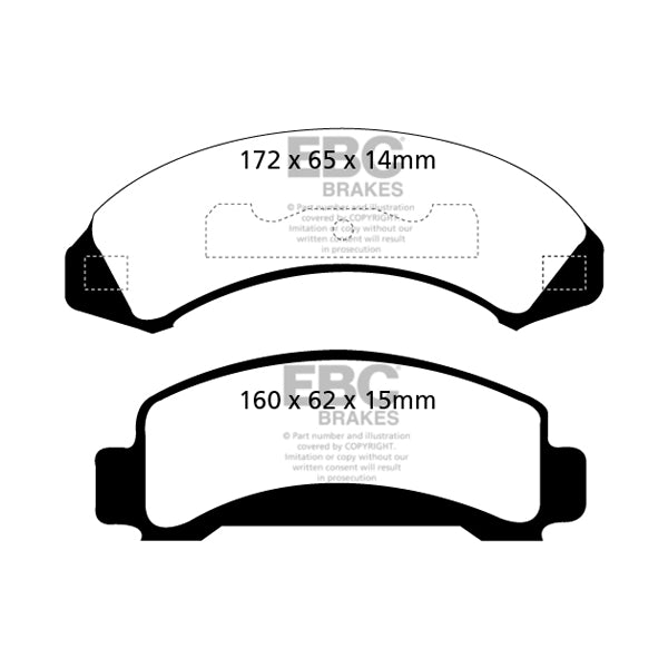 87-88-Ford-Aerostar-2.3-Greenstuff-Front-Brake-Pads