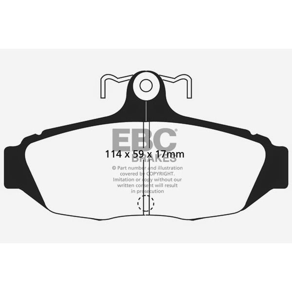 87-93-Ford-Mustang-5.0-Redstuff-Rear-Brake-Pads