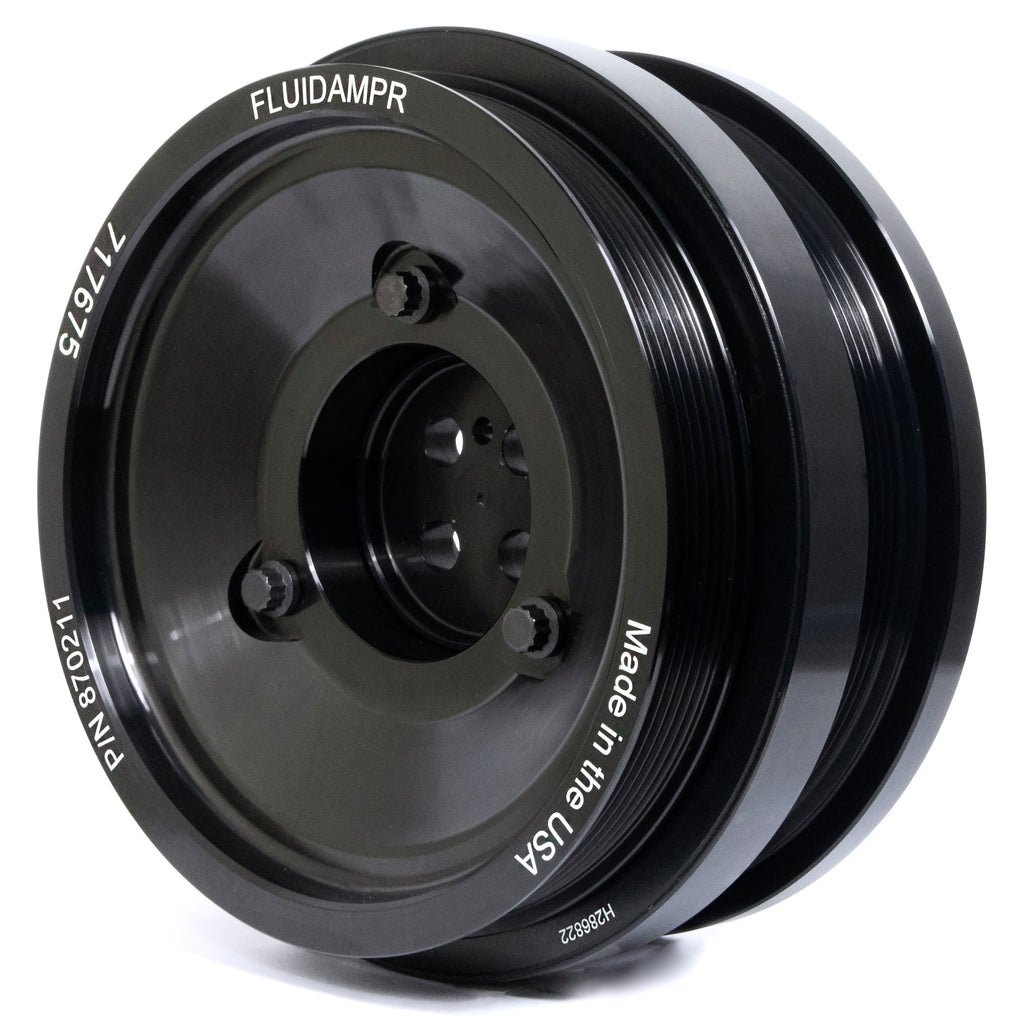 Fluidampr 870211 Harmonic Balancer - Fluidampr - Ford -2003-2007 -6.0L Power Stroke Dual Alt -Ea