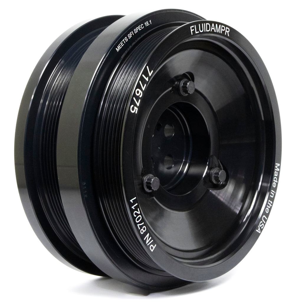 Fluidampr 870211 Harmonic Balancer - Fluidampr - Ford -2003-2007 -6.0L Power Stroke Dual Alt -Ea