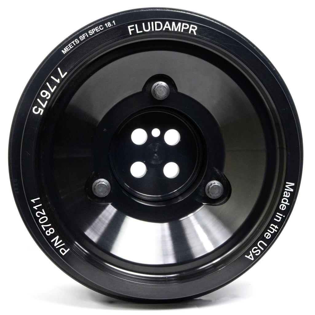 Fluidampr 870211 Harmonic Balancer - Fluidampr - Ford -2003-2007 -6.0L Power Stroke Dual Alt -Ea